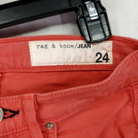 Rag & Bone Jean Size 24 Zipper Capri Low Rise Skinny Zip Ankle - Picture 7 of 13